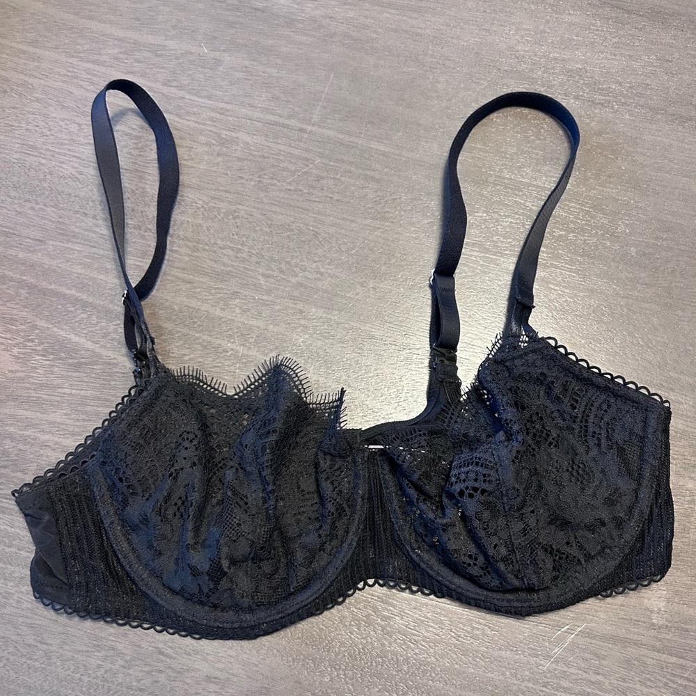 Victoria secret dream angels black lace bra in size 36C